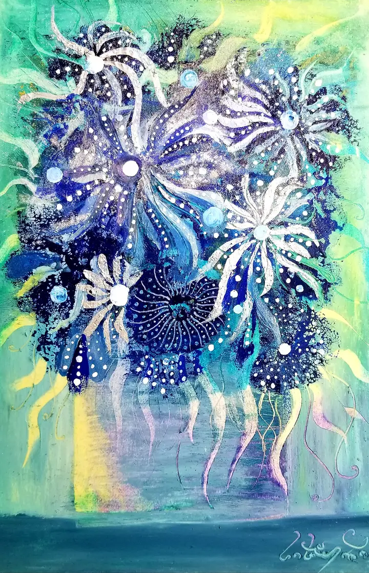 Flowers — calligraphic work by Giorgi Sisauri (3 of 82)