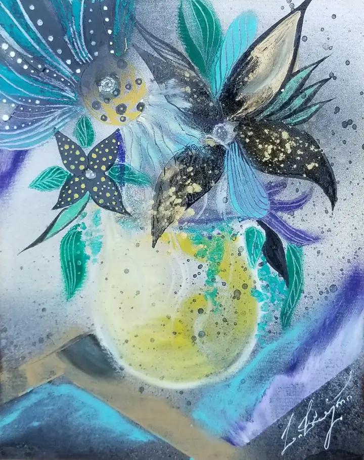 Flowers — calligraphic work by Giorgi Sisauri (7 of 82)