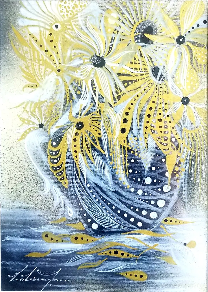 Flowers — calligraphic work by Giorgi Sisauri (10 of 82)