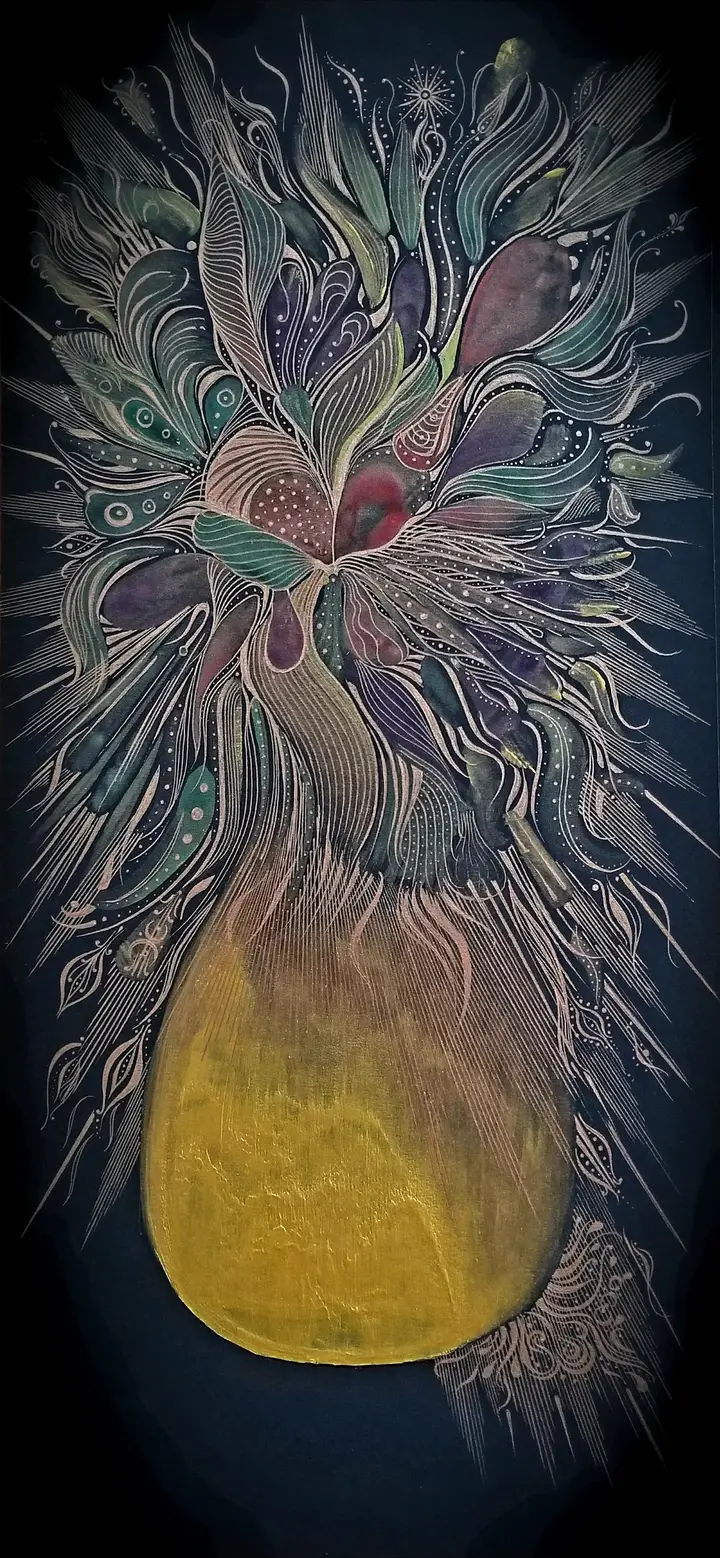 Flowers — calligraphic work by Giorgi Sisauri (28 of 82)