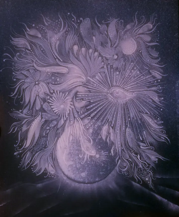 Flowers — calligraphic work by Giorgi Sisauri (30 of 82)