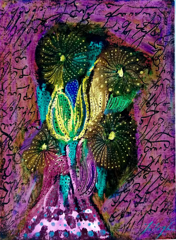 Flowers — calligraphic work by Giorgi Sisauri (40 of 82)
