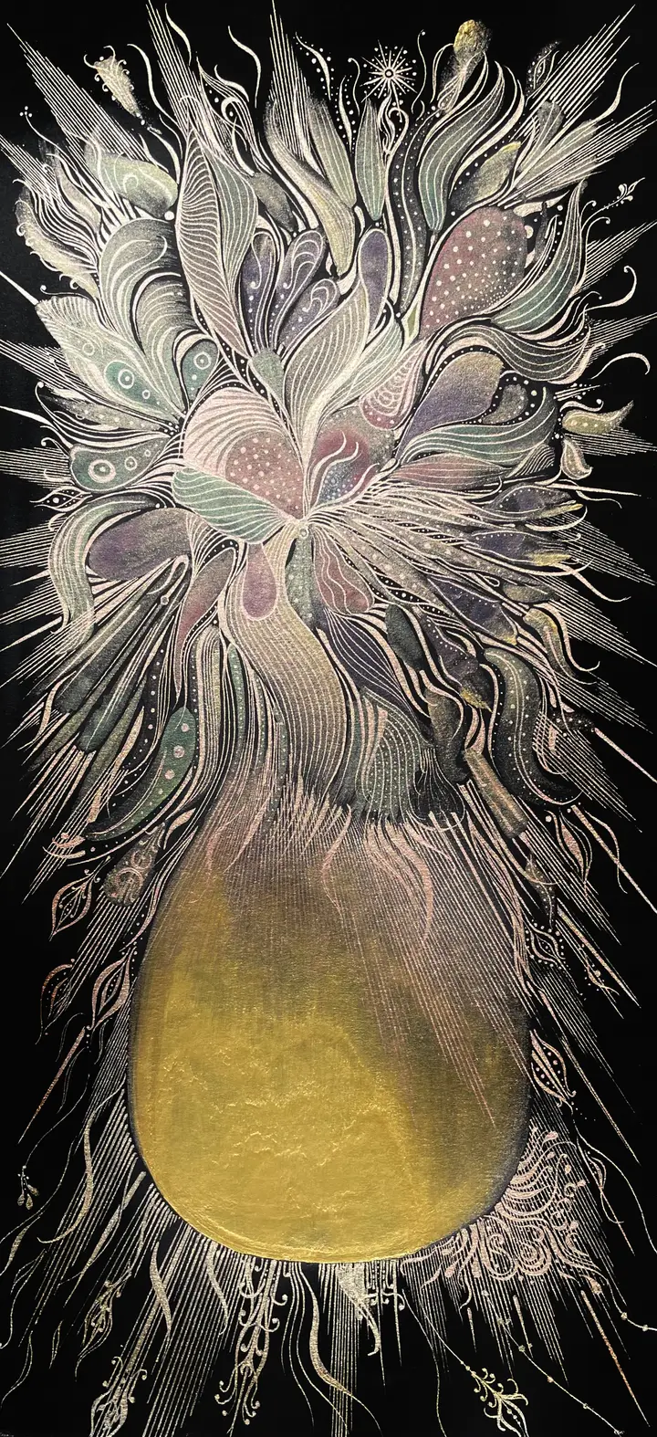 Flowers — calligraphic work by Giorgi Sisauri (80 of 82)