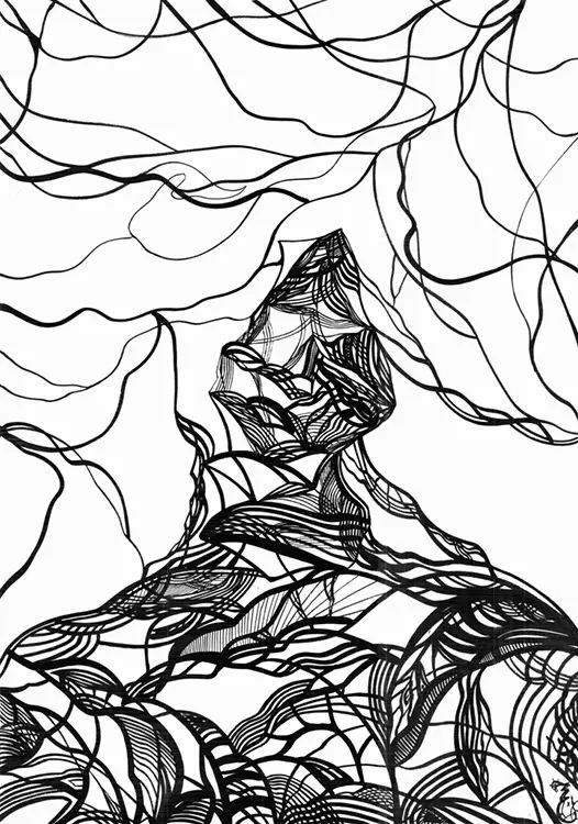 Abstractions — calligraphic work by Giorgi Sisauri (4 of 98)
