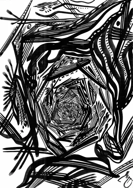 Abstractions — calligraphic work by Giorgi Sisauri (6 of 98)