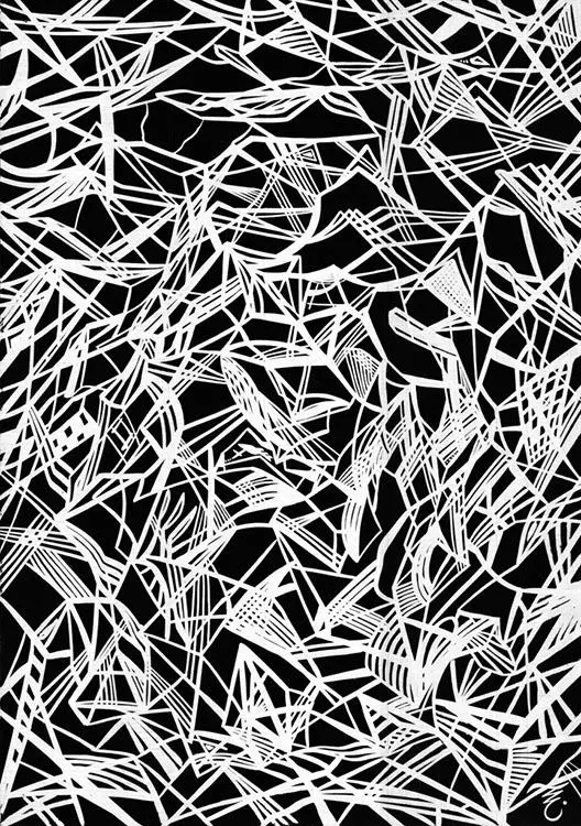 Abstractions — calligraphic work by Giorgi Sisauri (40 of 98)