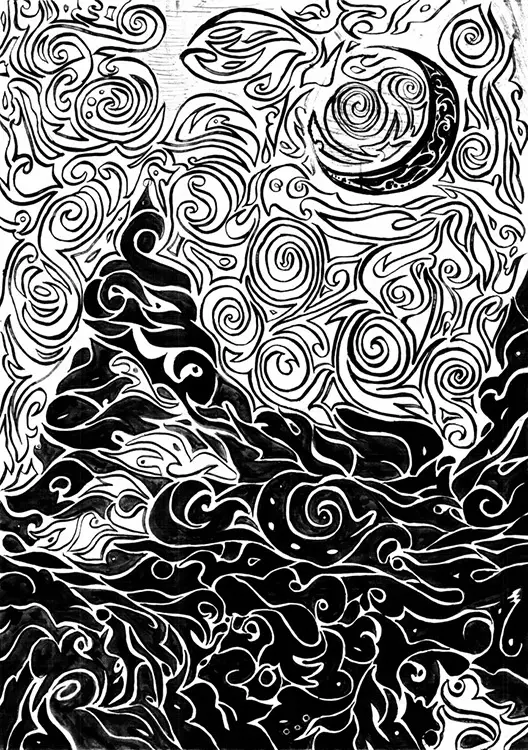 Abstractions — calligraphic work by Giorgi Sisauri (46 of 98)