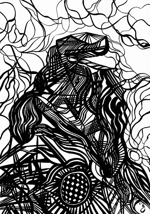 Abstractions — calligraphic work by Giorgi Sisauri (53 of 98)