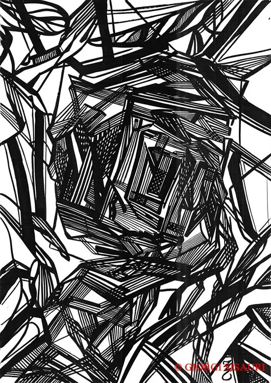 Abstractions — calligraphic work by Giorgi Sisauri (71 of 98)