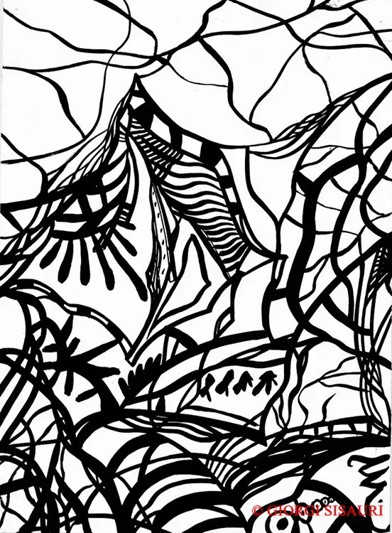 Abstractions — calligraphic work by Giorgi Sisauri (72 of 98)