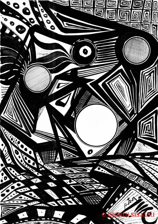 Abstractions — calligraphic work by Giorgi Sisauri (74 of 98)