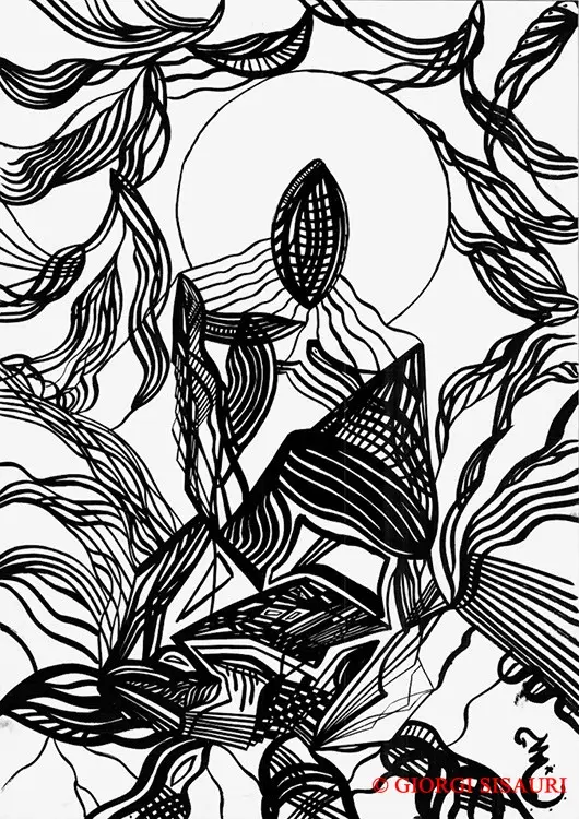 Abstractions — calligraphic work by Giorgi Sisauri (78 of 98)