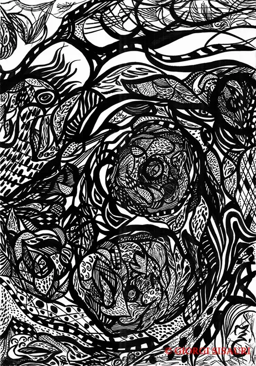 Abstractions — calligraphic work by Giorgi Sisauri (80 of 98)