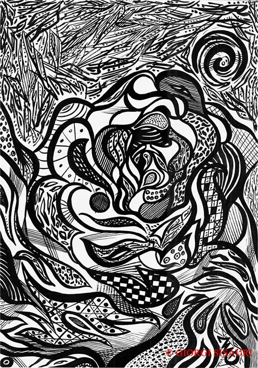 Abstractions — calligraphic work by Giorgi Sisauri (84 of 98)