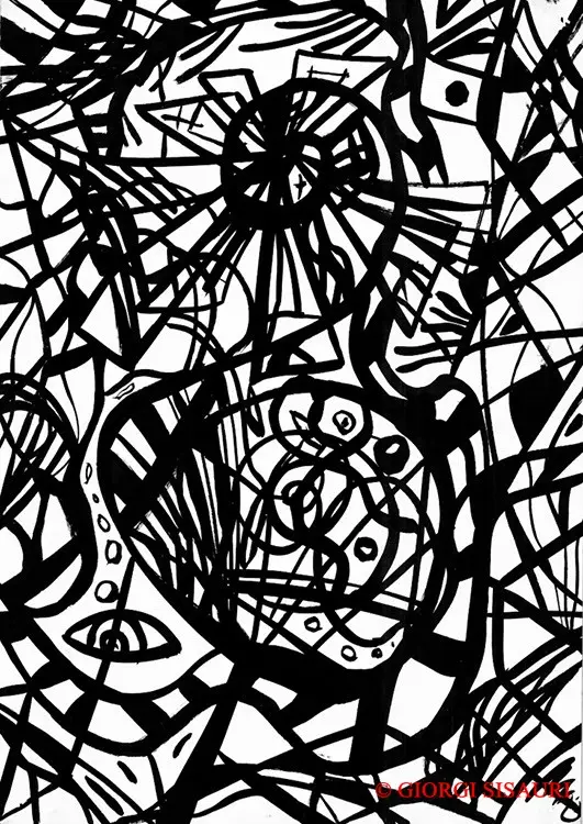 Abstractions — calligraphic work by Giorgi Sisauri (87 of 98)