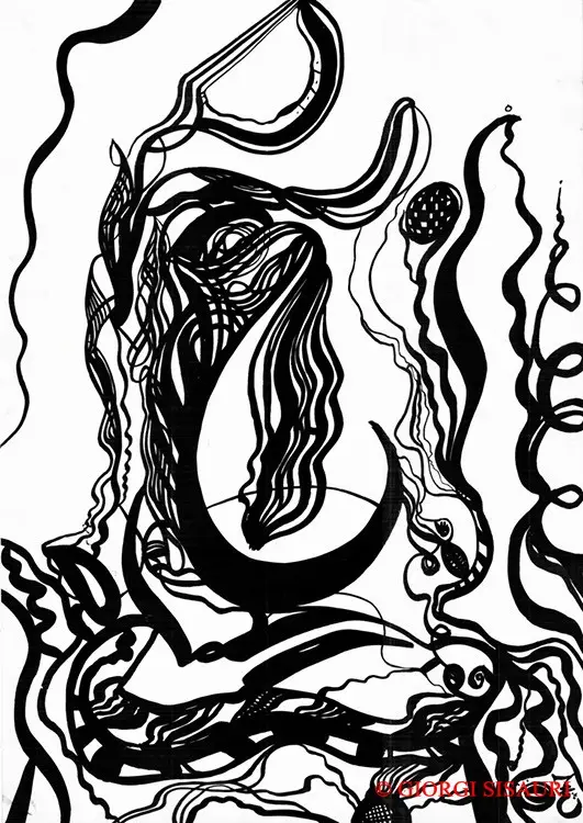 Abstractions — calligraphic work by Giorgi Sisauri (91 of 98)