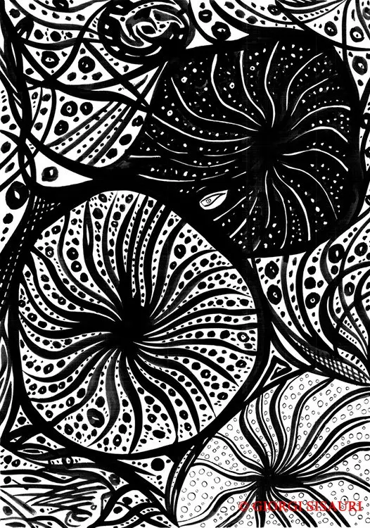 Abstractions — calligraphic work by Giorgi Sisauri (95 of 98)
